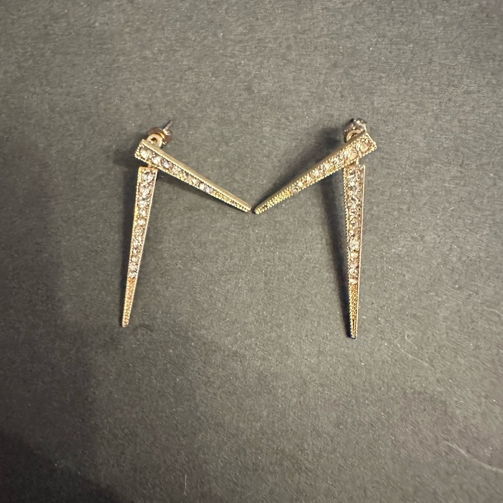 Elegant Gold and Silver Earrings